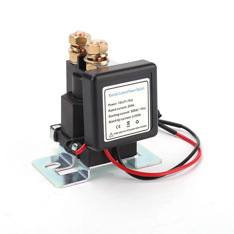 A01F-Battery Switch Relay 12V 500A Remote Control Power Switch Quick Disconnect Cut Off Isolator Switch Anti-Theft Switch, Durab
