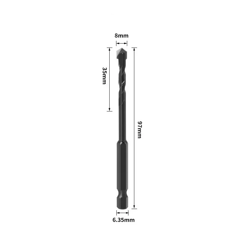 Brand New Home & Garden Tile Bit Drilling Tool Brick Wear Resistant Cemented Carbide Wood Ceramic YG6X Alloy 1pc