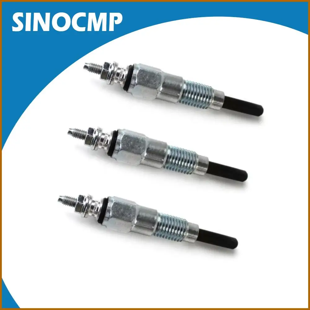 

3pcs Glow Plugs 119717-77800 11971777800 For Yanmar 3TNA72 3TN75 3TNA75 3TNT5U 3TN66 3TNE68 3TNA68 Engine 12V