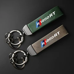 High-Grade leather Motorcycle Keychain Holder Keyring Accessories For BMW R1200RT R1200 RT R 1200RT 2004-2023 2015 2014