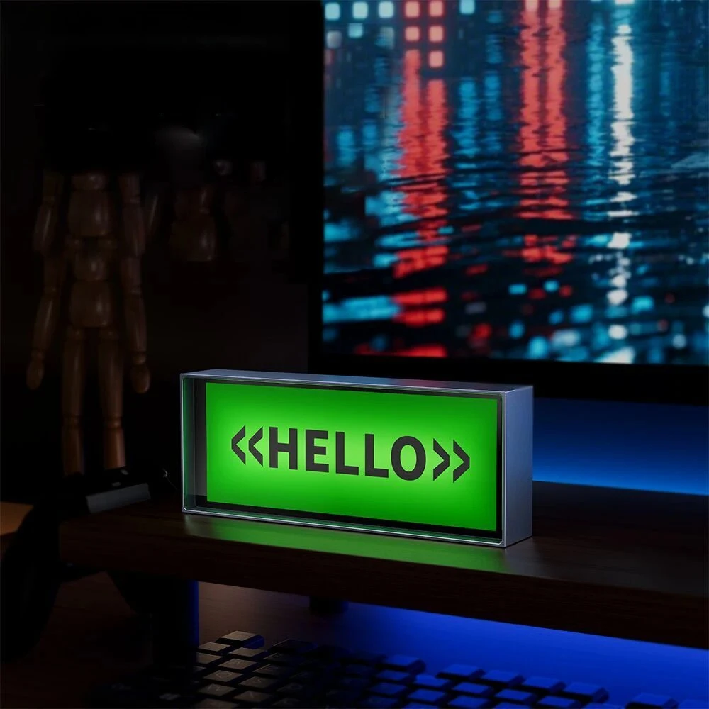 RGB Quantum Clock Night Light Smart IPS APP Control Color Dispaly Screen DIY Gaming Desktop Lamp For Home Decoration Gift