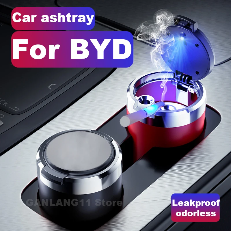 

Stainless steel inner pot Car Ashtray For BYD Sealion 7 Seal u Dolphin ATTO 3 shark 6 leopard 5 8 Auto Accessories 2025