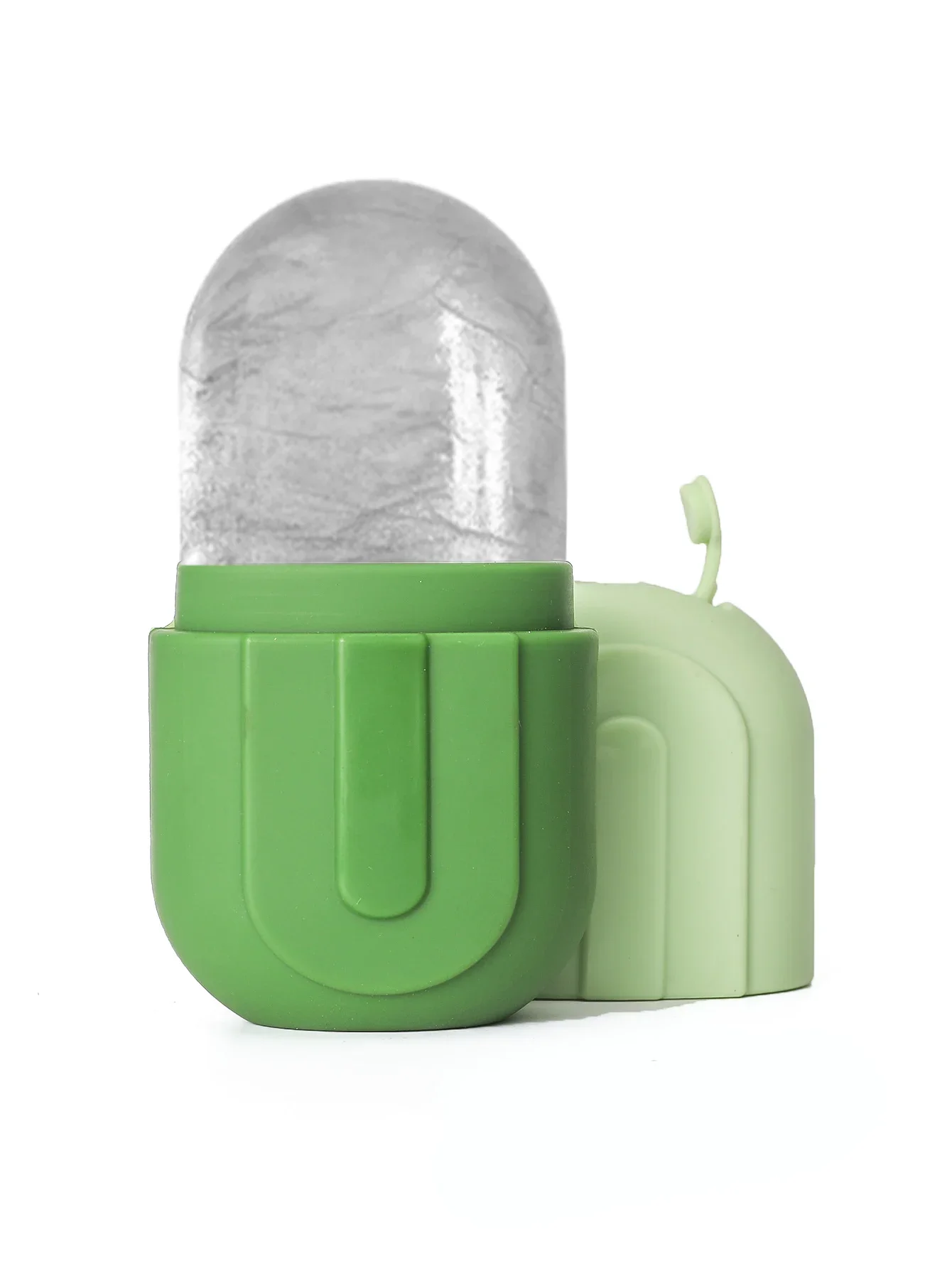 قالب أسطوانة الثلج، مدلك الوجه للعناية بالبشرة - قالب ثلج سيليكون قابل لإعادة الاستخدام، يحافظ على البشرة طازجة وباردة