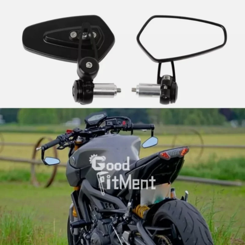 Motorcycle Rearview Mirrors Motorcycle Bar End Mirror Motorbike Handlebar Rearview Mirrors For Yamaha MT09 MT03 MT125 900 Tracer