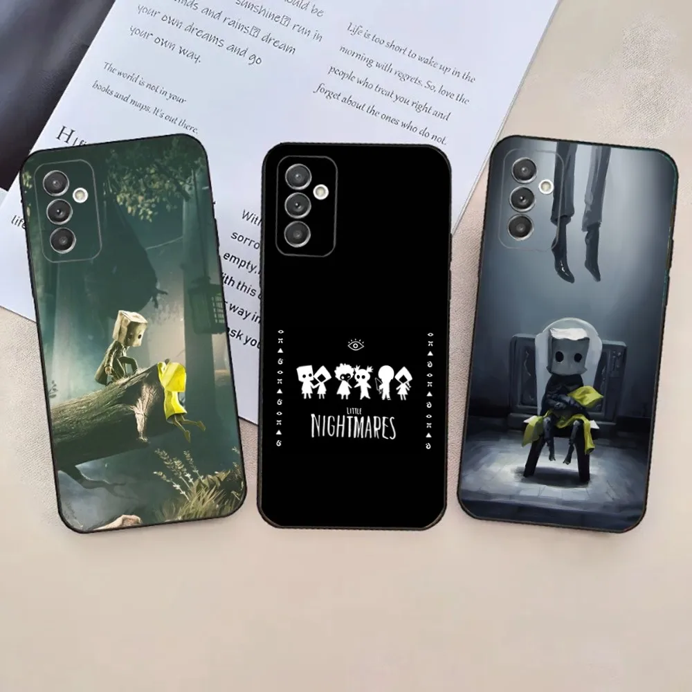 

Game L-LittleS N-Nightmares Phone Case For Samsung Galaxy A20,A21s,A22,A31,A32,A52,A53,A72,73,A80,A91 Soft Black Phone Cover