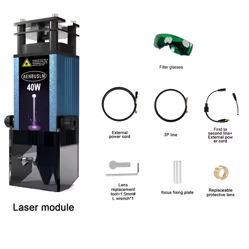 AENBUSLM 40W / 80W Laser Module 12V 24V 450nm Laser Engraving Head Woodworking Laser Engraver Cutting 3D Printer CNC Route Tools - Image 8