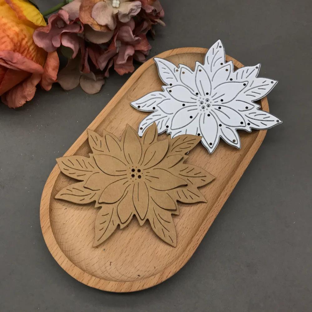 

1pcs metal cutting dies cut die mold Blooming Flower Scrapbook paper craft blade punch stencils dies