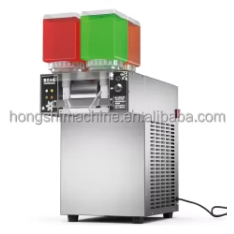 Automatic Stainless Steel Snow Cone Shaved Ice Machine Commercial & Use Flake Ice Shaver maker machine