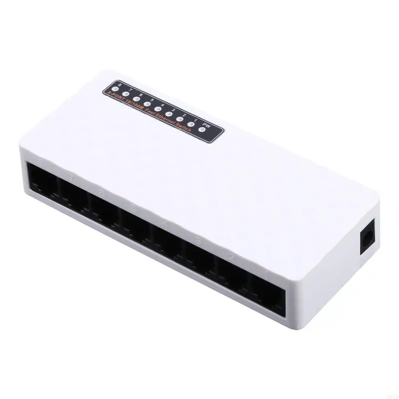 สวิตช์เครือข่าย B0KF 8 พอร์ต, ตัวเลือกตัวแยกสวิตช์เครือข่าย RJ45, โลหะสำหรับเชลล์