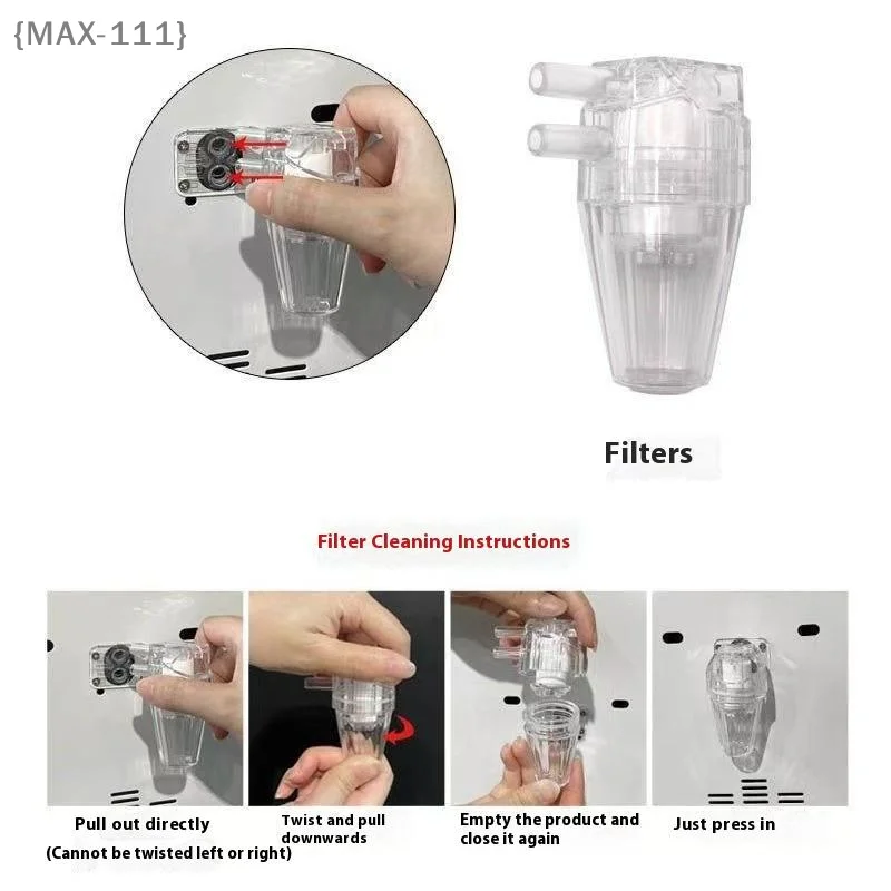 【F2-MAX111】Beauty Equipment Essential Oil Filter Bottle Suction Filter Device Accessories Nozzle Consumables Tool