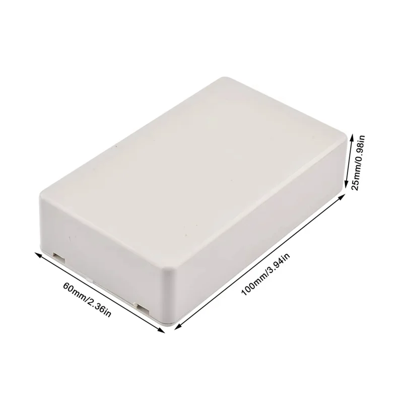 Daily Sale 10PCS Plastic Enclosure Power Junction Box Plastic White Electrical Boxes DIY Electronic Junction Box Enclosure