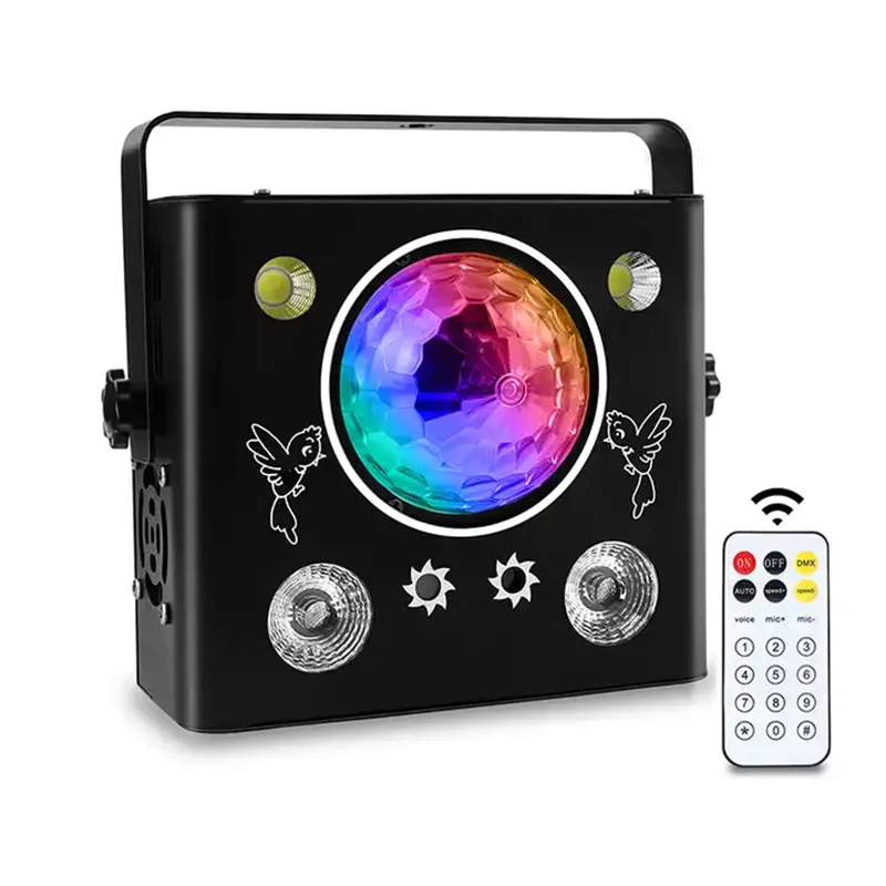 Full Sky Star kaleidoscope magic ball light strobe light LED wash light LED Flash Colorful Bar light Remote Control party light