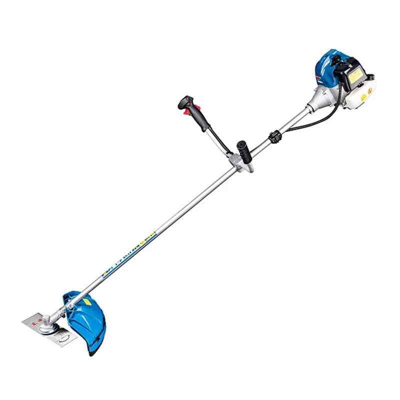 Lawn mower, brush cutter, side-mounted four-stroke  air-cooled backpack type, lawn harvesting, rice loosening