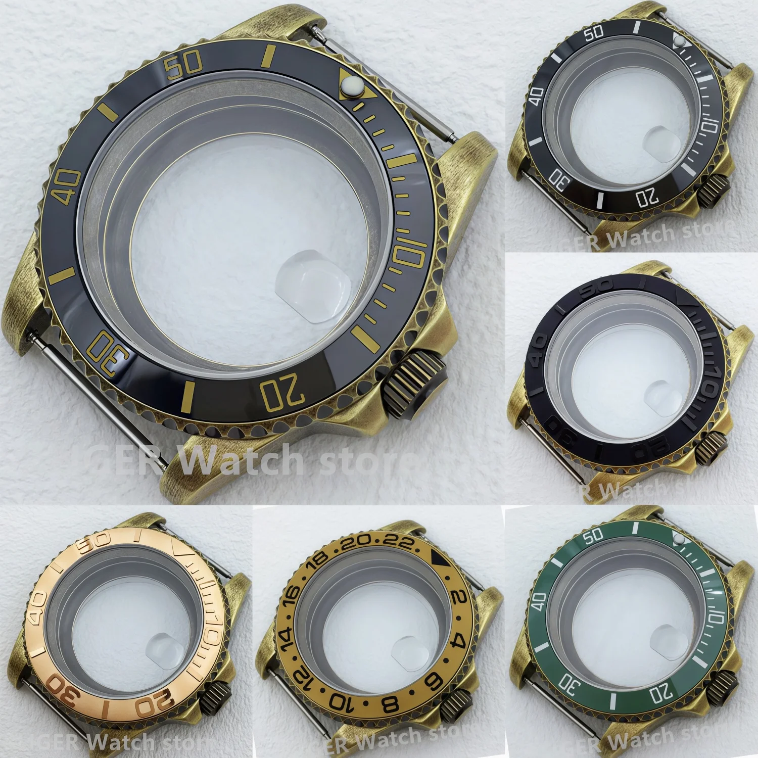 bliger-high-quality-bronze-40mm-men's-watch-cases-sapphire-glass-fits-nh34-nh35-nh36-eta2824-pt5000-movement