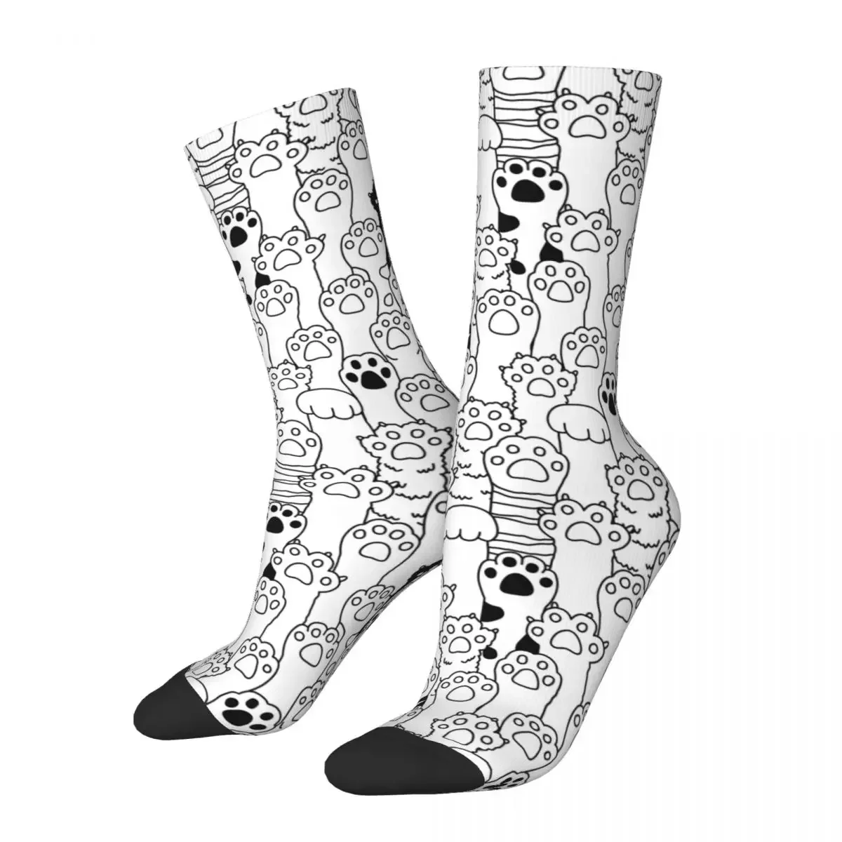 Calcetines de fútbol transpirables para hombre y mujer, medias coloridas con diseño de Bulldog y perro, para Otoño e Invierno