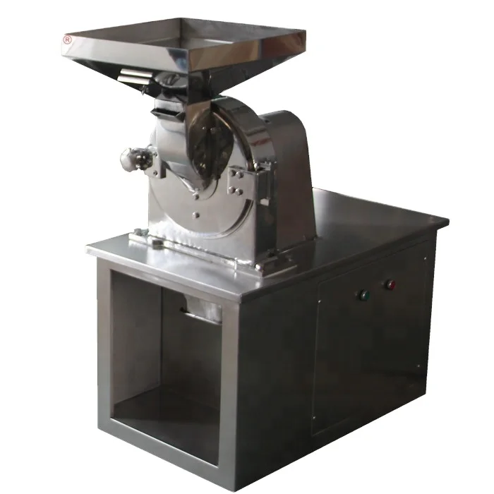 Professional coconut husk pulverizer automatic food grinder commercial sugar grinding machine