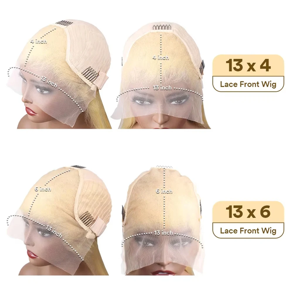 30 36 بوصة 200% الكثافة 613 شقراء الجسم موجة الدانتيل الباروكة الأمامية 13x4 13x6 HD الدانتيل الشفاف الجبهة خصلات الشعر المستعار الإنسان للنساء