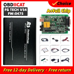 A+Fgtech Galletto 4 Master V54 FG-tech V54 0475 Support BDM Full Function Auto ECU Chip Tuning