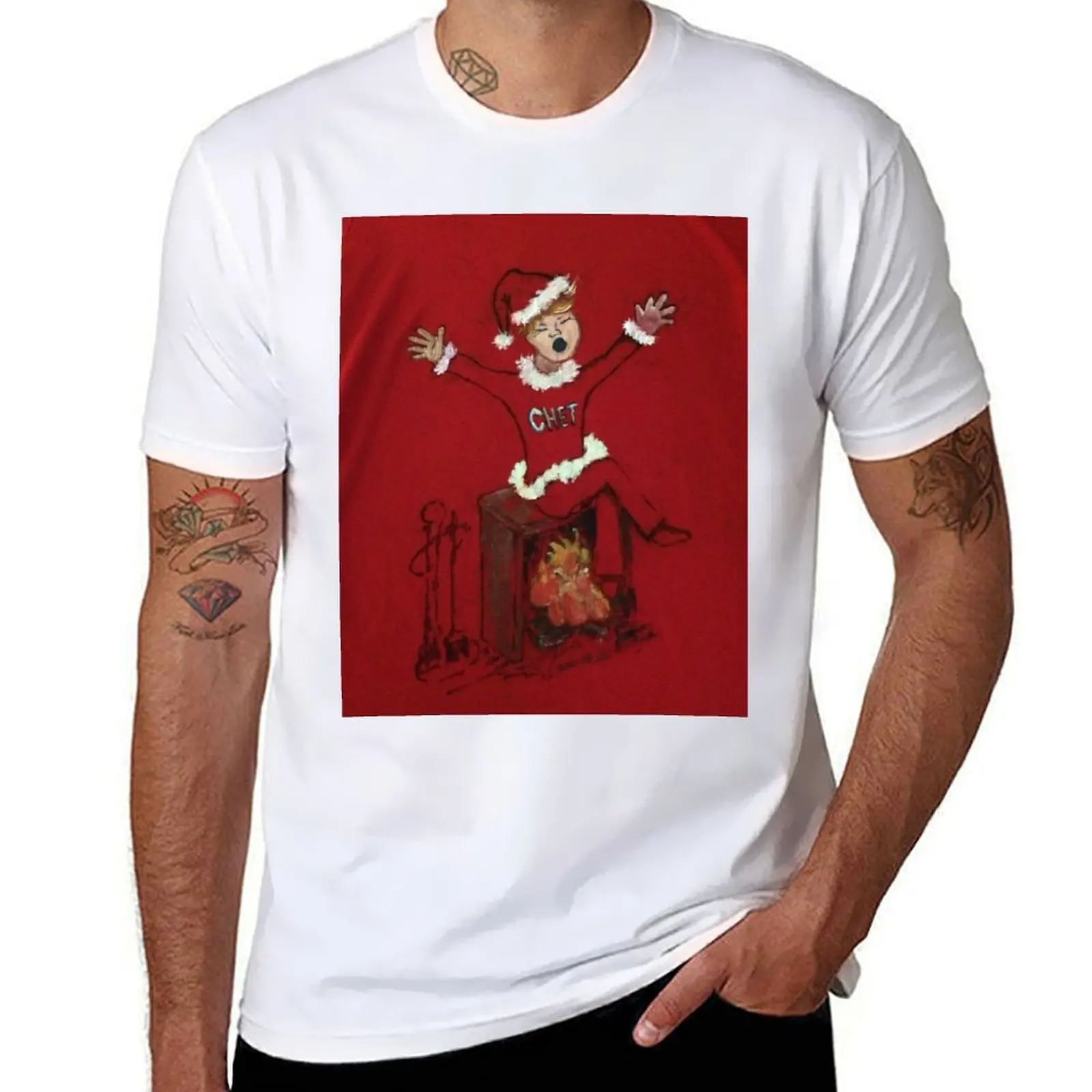 

Chets Nuts Roasting on an Open Fire T-Shirt man tshirt cotton t shirts man 100% cotton t shirt man T-shirt