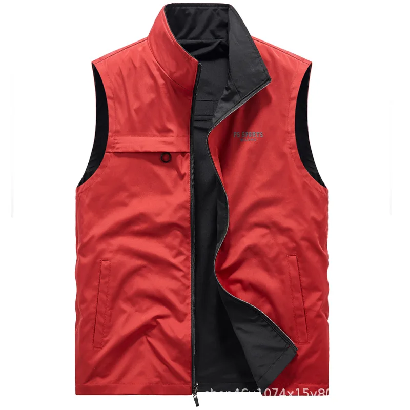 

Double-sided Wear Waistcoat Group Purchase Vest Culture Shirt Company Group To Build Outdoor Photography Casual Jacket