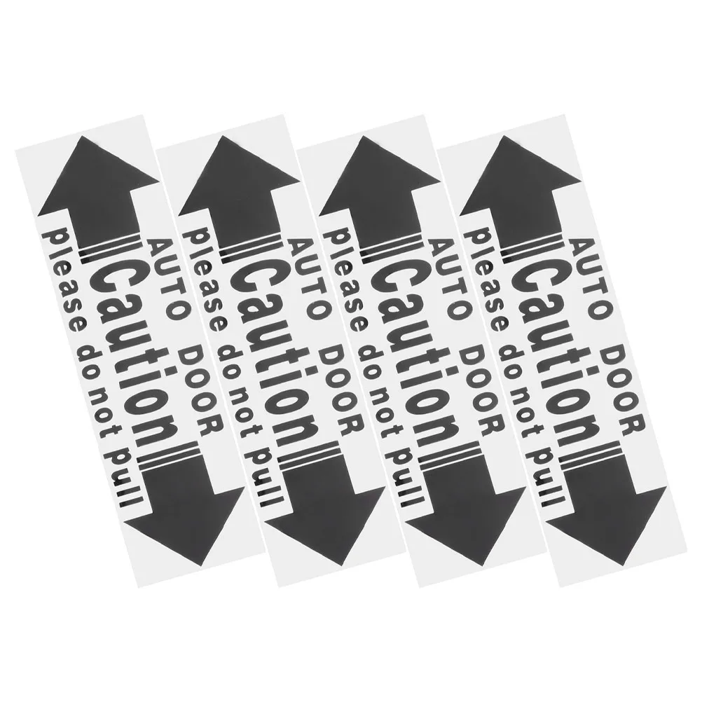 

4Pcs Vehicle Door Stickers High Visibility Safety Decals Easy to Apply for Car Glass and Sliding Doors Automatic Door Sticker
