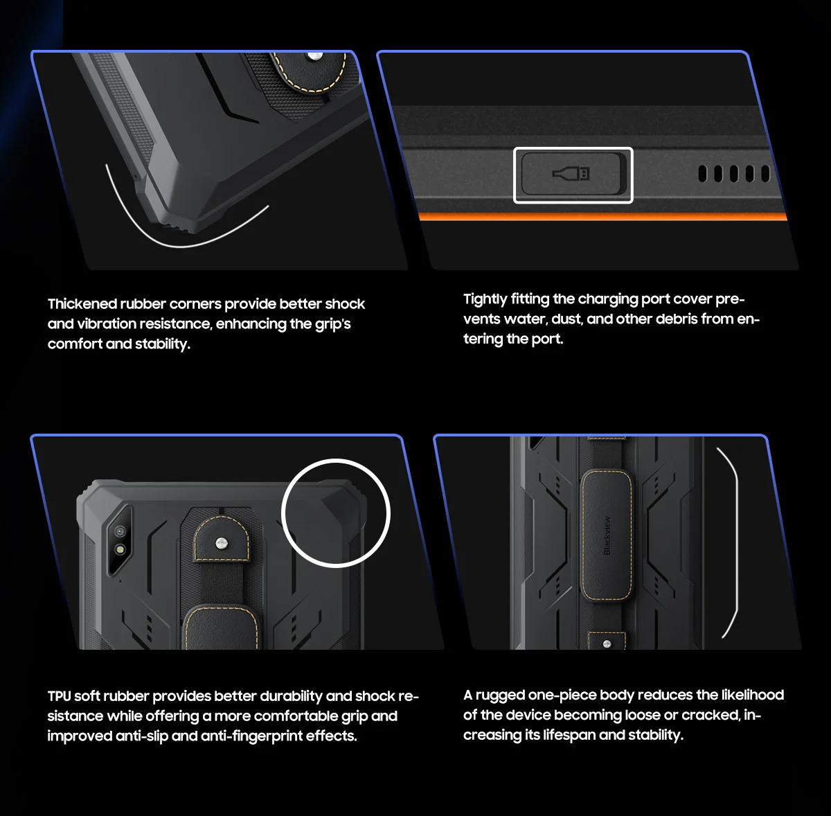 Global Version Blackview Active 8 Pro Rugged Tablet 10.36" Display Helio G99 16GB+256GB 22000mAh 48MP+16MP Android 15 Tablets PC