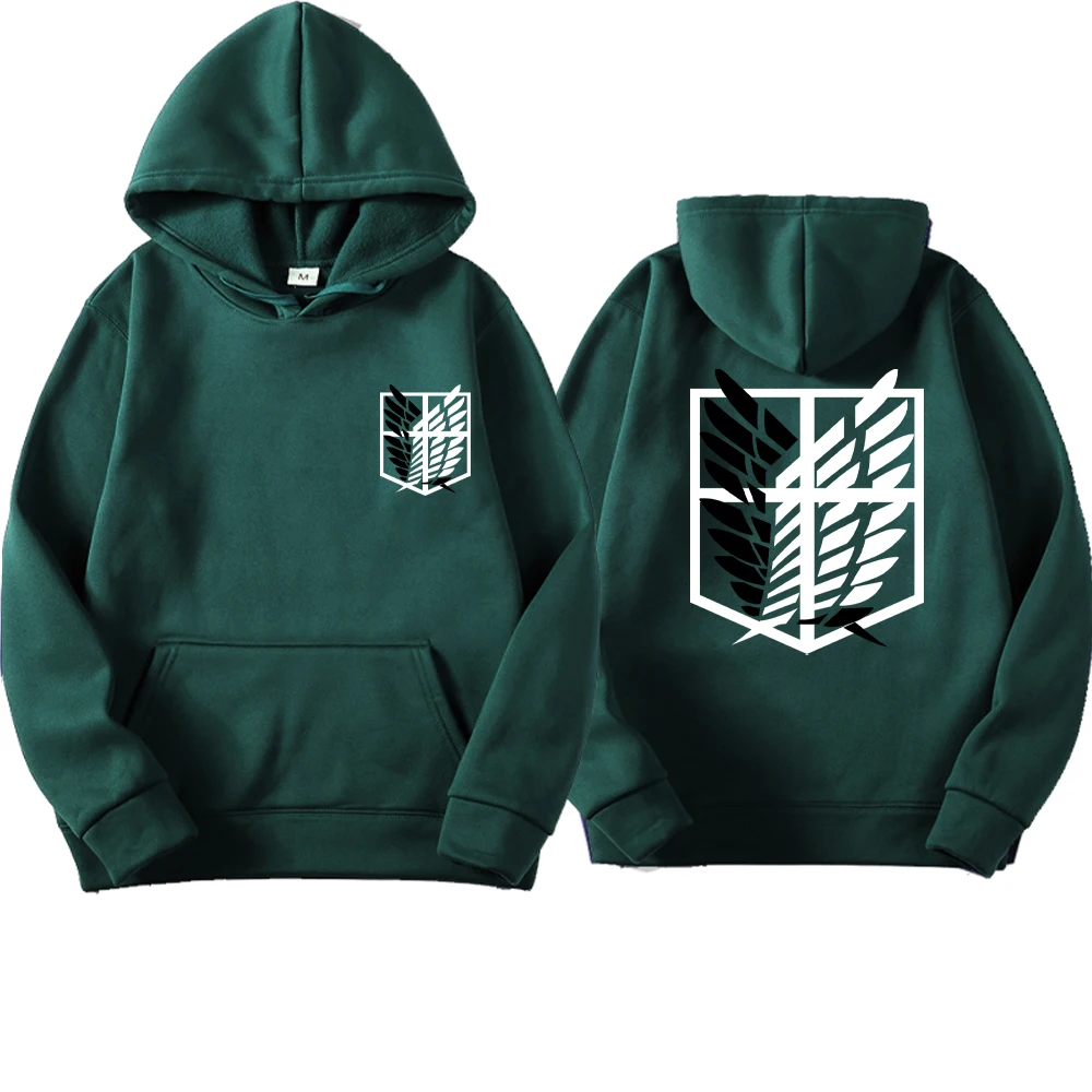 Attack on Titan Men\'s Hoodie Anime Hoodies Men Women Streetwear Pullover Harajuku Shingeki no Kyojin Hoodies Sweatshirt Clothes