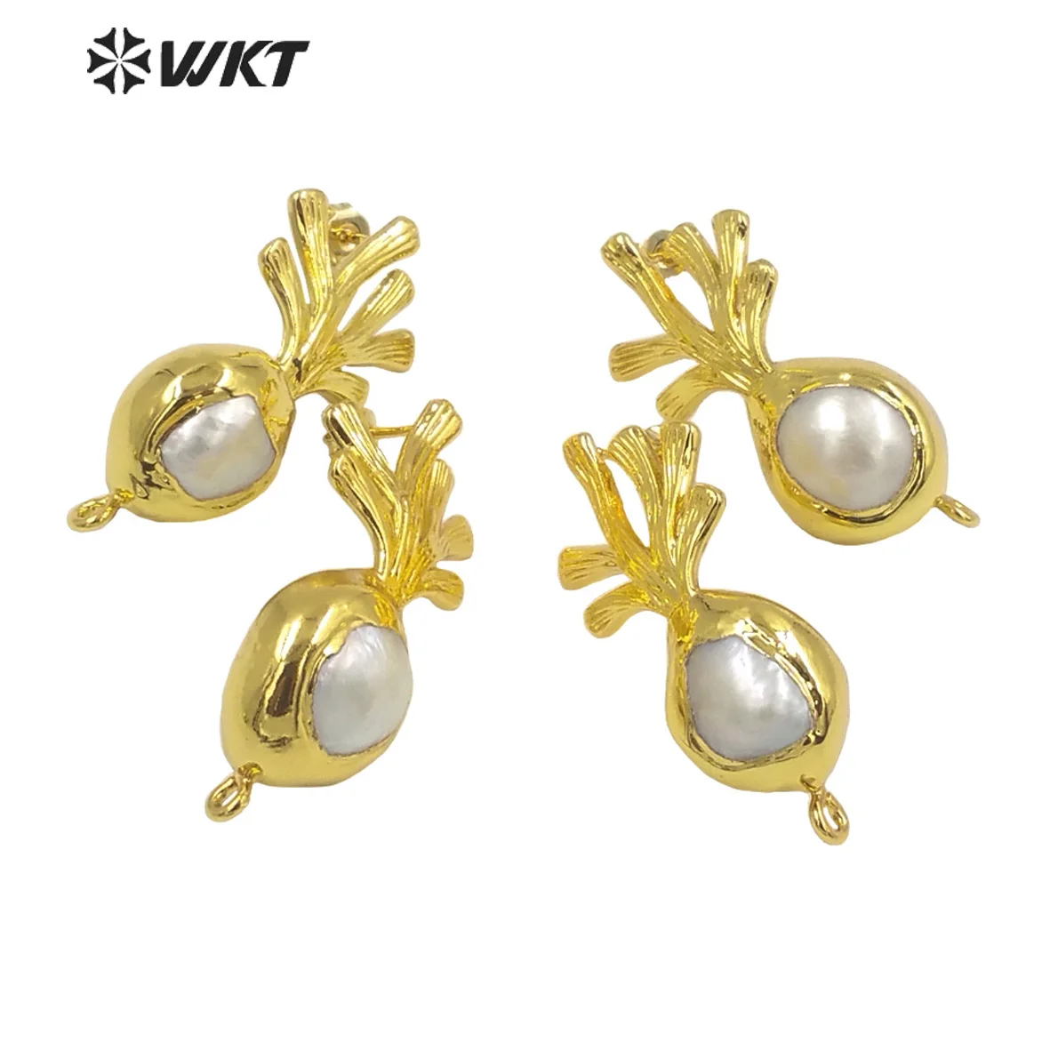 WT-JFE111  WKT 2023 Bohemian Style Freshwater Pearl Accessory Earring HOT Style Jewelry Accessories Fashion Sale Wedding Party