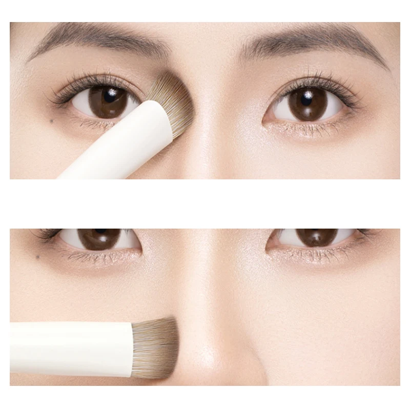 Pinceau de maquillage Triangle pour contour des yeux, 1 pièce, cernes, taches d'acné, correcteur, mise en évidence des détails