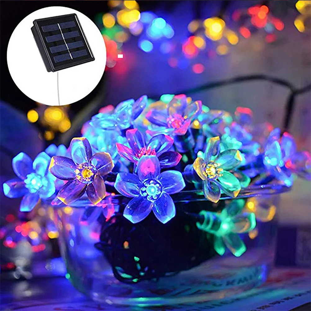 

5m 20leds Solar String Lights Outdoor Waterproof LED Fairy Light for Garden Party Decoration Colorful Atmosphere