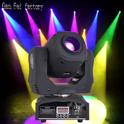 Lier Mobiele DJ Verlichting 60W Mini Led Dmx Gobos Moving Head Spot Light Voor Bar Club Party Disco Show evenement Effect Dance Home