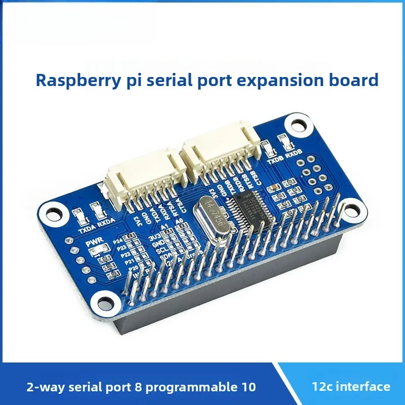 

Raspberry Pi 4 Serial Expansion Board, Dual UART I2C Control GPIO Serial Board