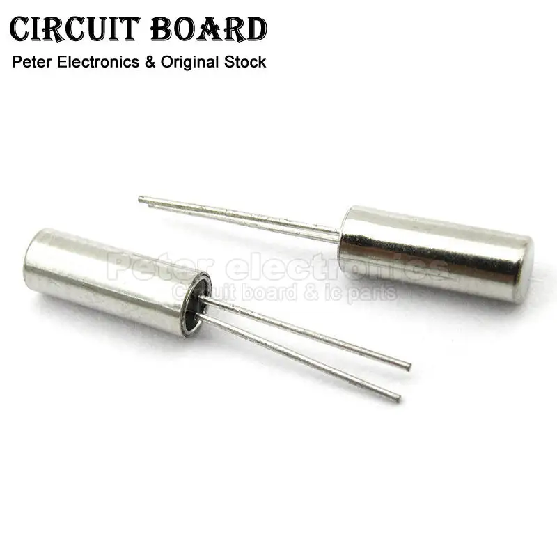 10PCS Crystal Oscillator 12M Cylindrical Type 2*6mm 12MHz Quartz Crystal Passive Crystal Oscillator