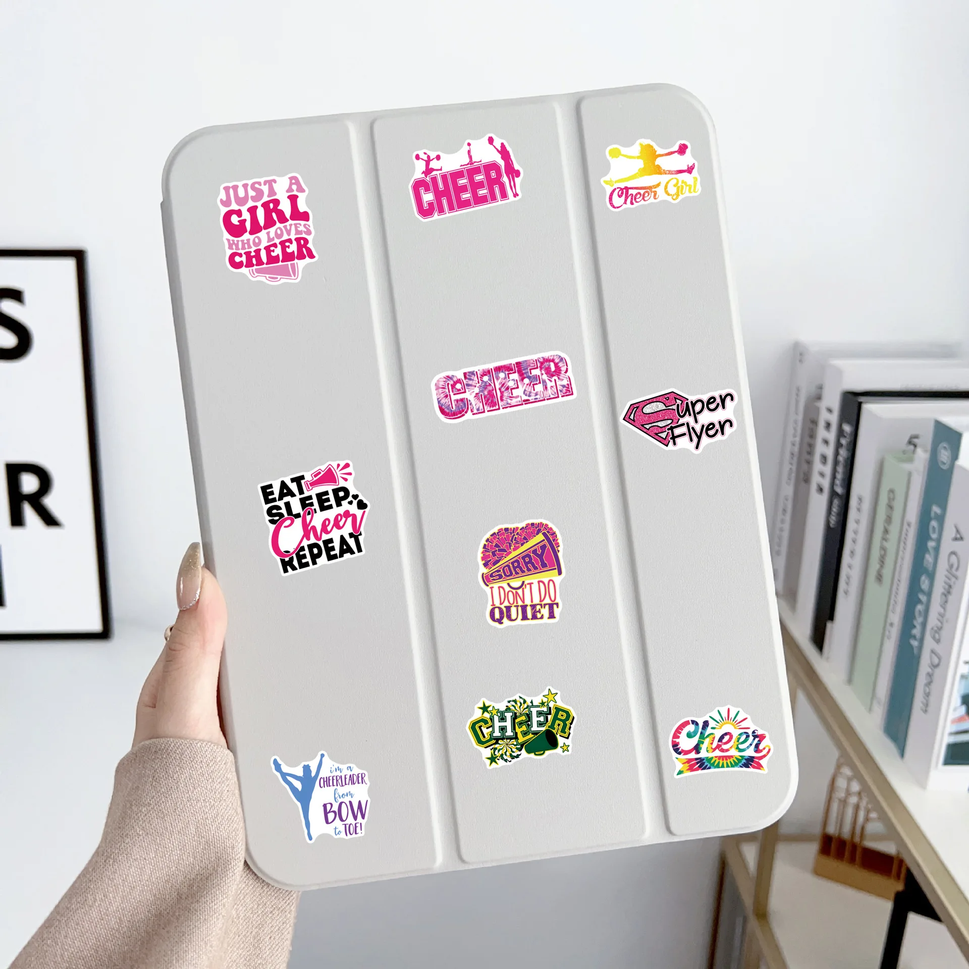 50Pcs Cheerleading Element Stickers Cartoon Contest Come On Graffiti Decoration Laptop Guitar Phone Skateboard Decals