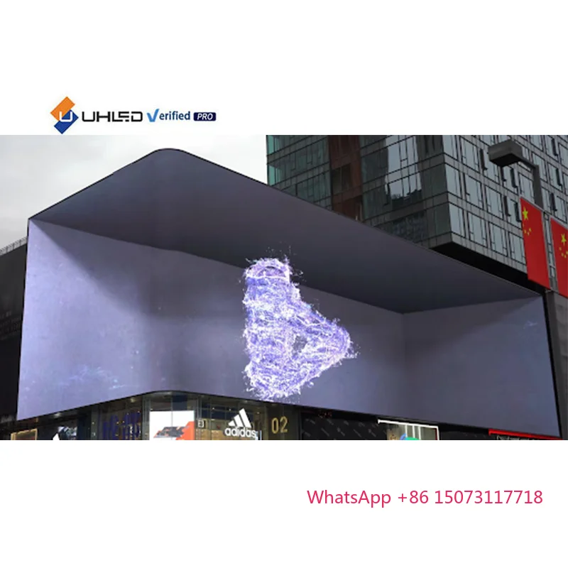 방수 IP66 야외 광고용 LED 스크린 P6 P10 96X96 고정 설치형 LED 디스플레이 스크린 알루미늄 캐비닛 LED 스크린