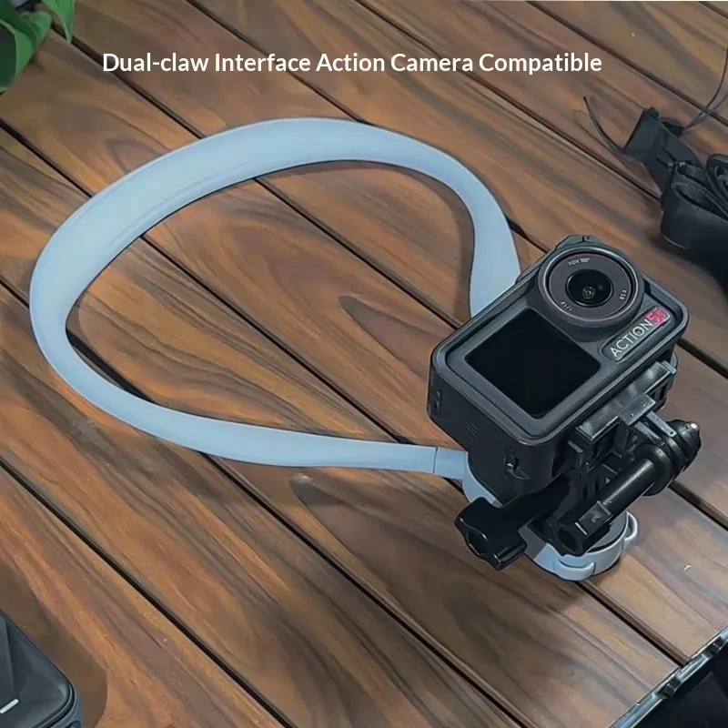 Silicone Chest Mount for GOPRO action camera Neck Strap with 1.2m Stabilization Cord