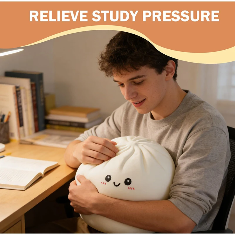New 25cm Colorful Dumpling Big Stress Balls Reusable Low Rebound Decompression Dough Ball Unique Home Decoration Birthday Gift