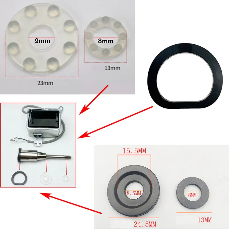 JACK A3/A4 Lifter Soleniod Rubber Big And Small Single Needle Industrial Sewing Machine Spare Parts