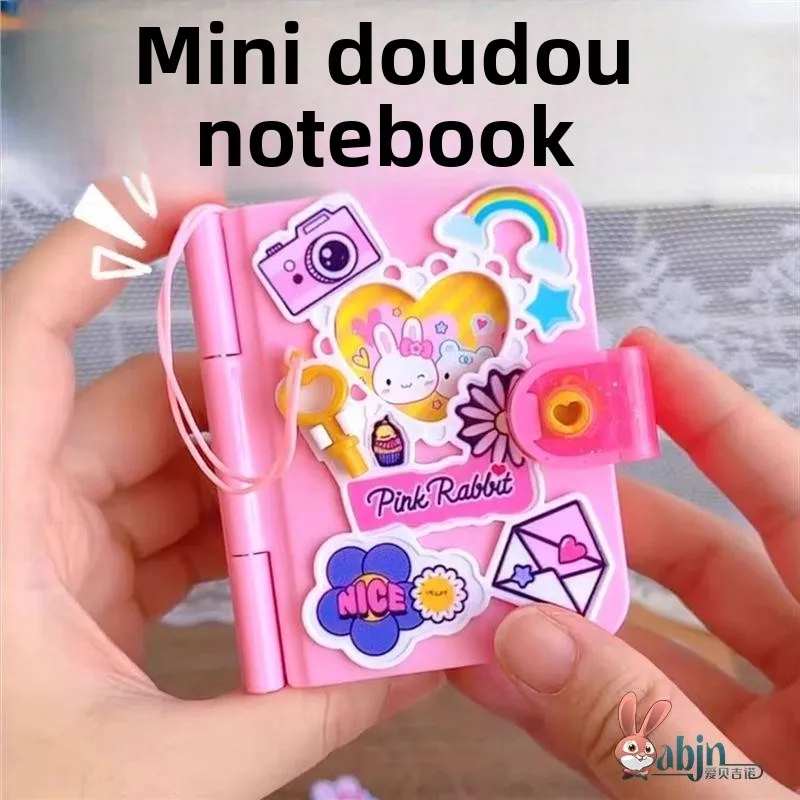 

Secret Notebook Toy for Girls Birthday New Year Gift Children's Playhouse Simulation Wood Toy Suitable for Ages -7
