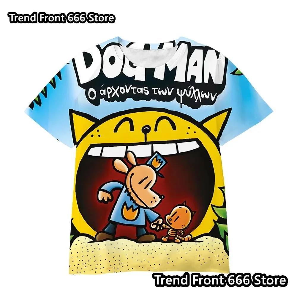 

New Arrives Dog Man 3d Prited Boys Girls Tshirt Children Animated Joint T-shirt Kids Short Sleeve Tshirt Hot Sale Tops Moto