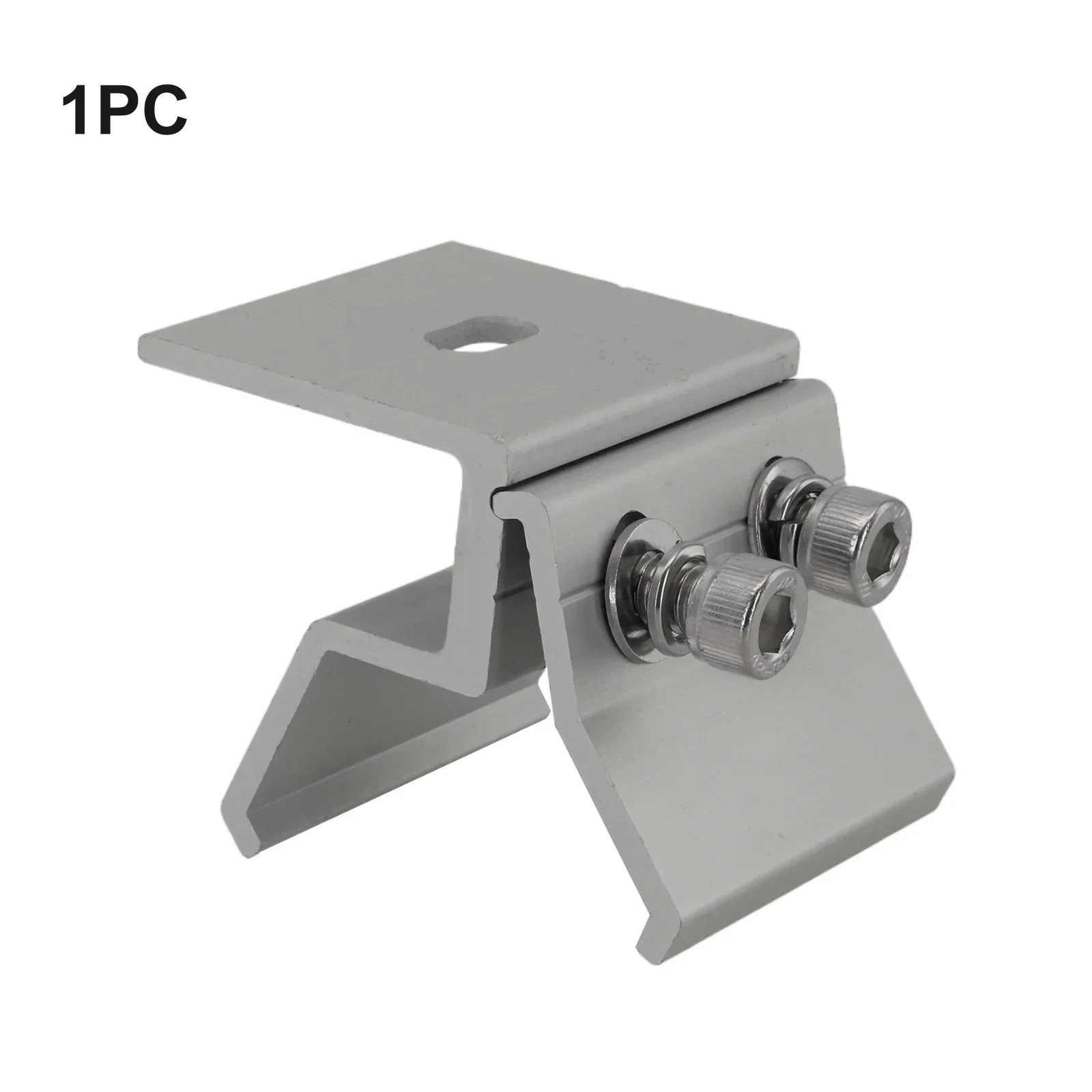14 Pieces Aluminium Standing Seam Clamps for Roof Mounting of Solar Pv Panels with Stainless Steel Screws for Folded Sheet Metal