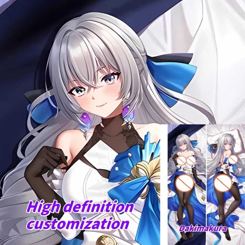 

Dakimakura Anime Pillow Case Honkai Impact 3 Bronya Zaychik Double-sided Print Of Life-size Body Pillowcase Gifts Can be