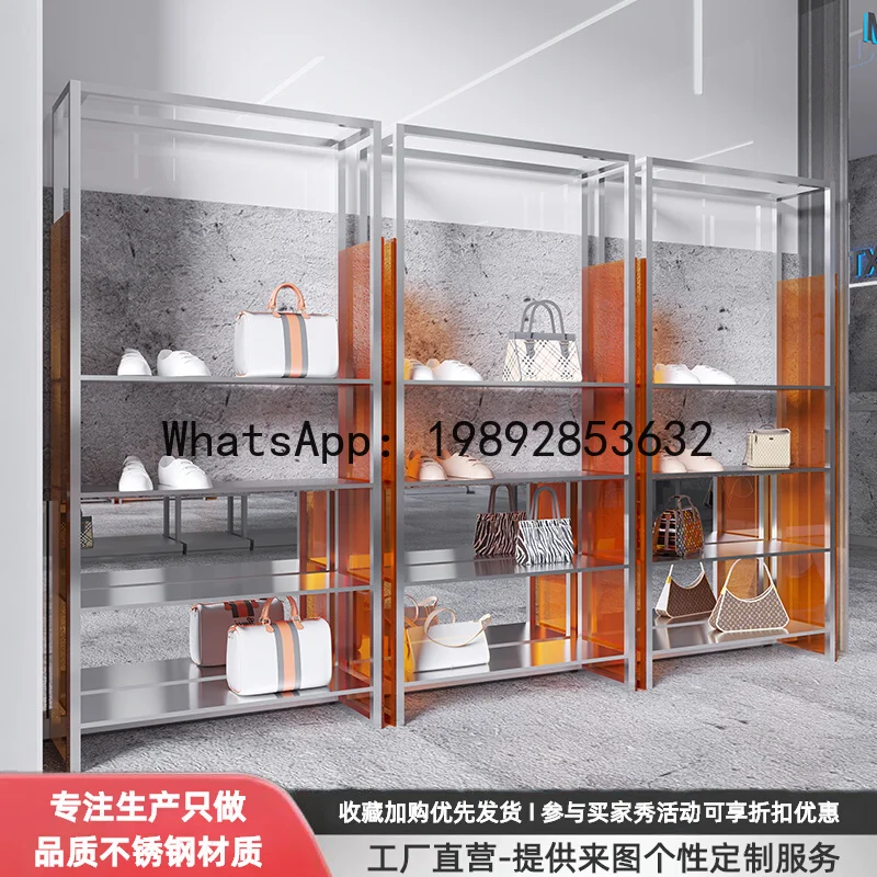 

Shoe Rack Clothing Store Bag Display Cabinet Multifunctional Commercial Storage Rack Boutique Rack