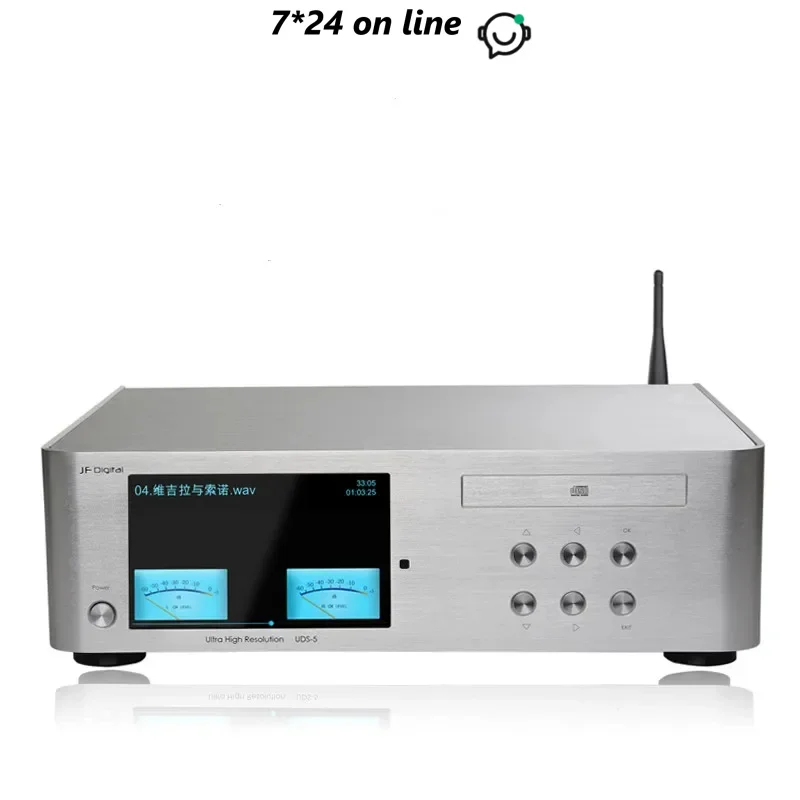 R-089 JF UDS-5 مشغل الصوت الرقمي HIFI مشغل أقراص مضغوطة DSD ES9018 WIFI DLAN Airplay Androil/ISO/نافذة نظام الكمبيوتر