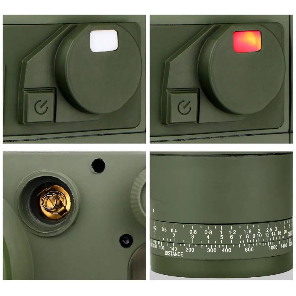 SV27 7x50 Military Binoculars  W/Internal Rangefinder&Compass Waterproof,High Powerful, Telescope for Survival