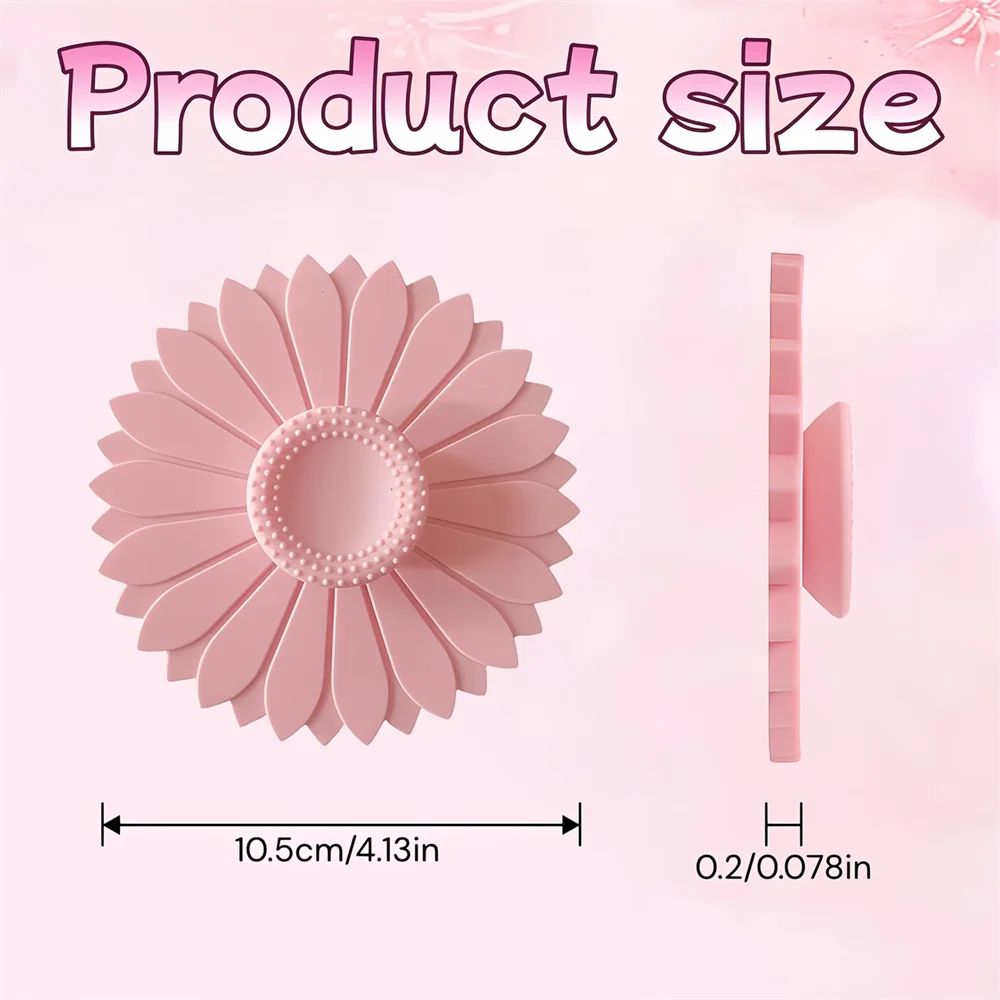 Flower Silicone Cup Sleeves, Reusable Silicone Lids Suitable for Various Mugs,Coffee Cups, Heat-Retaining Lids，Cup Lids