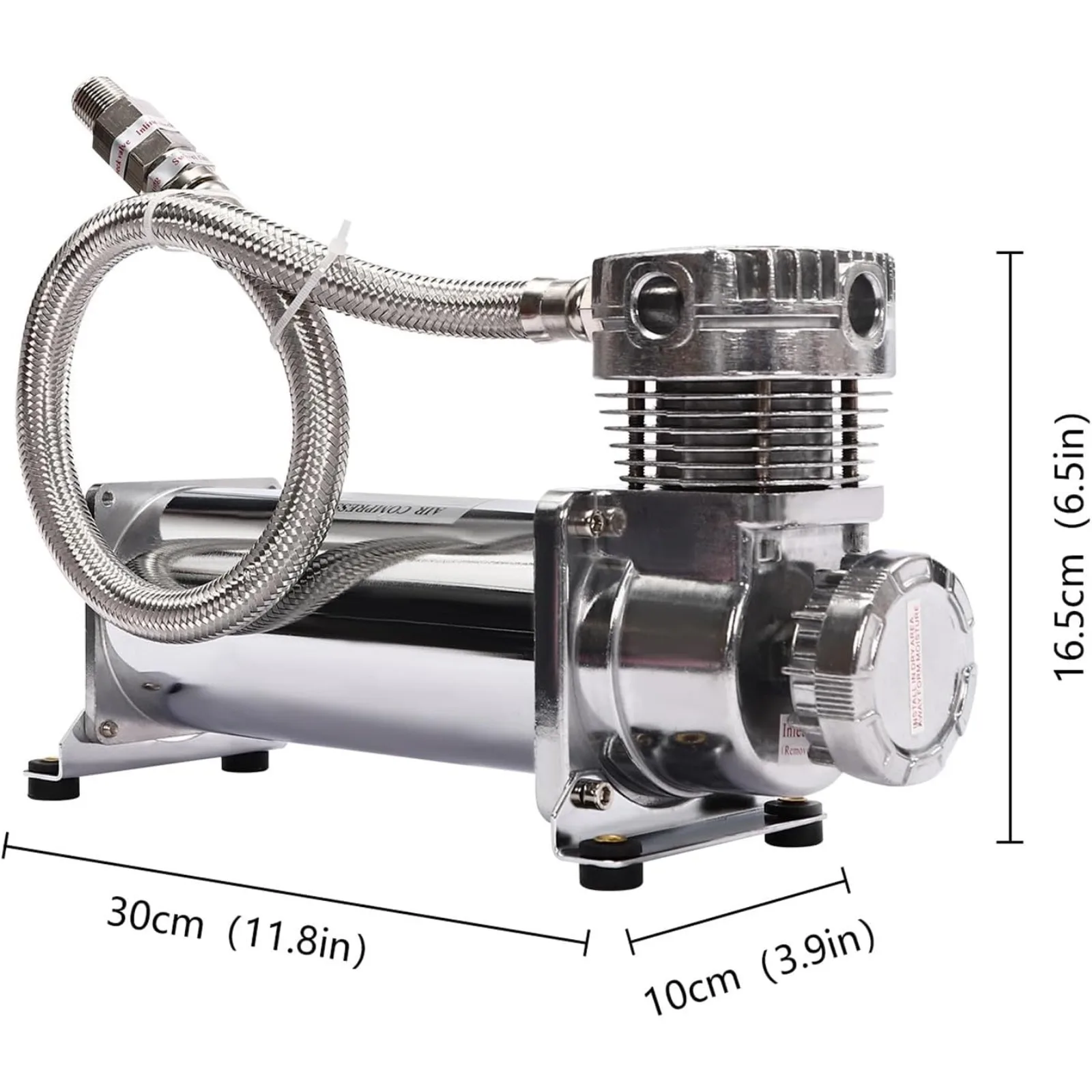 12V 200PSI Air Compressor Kit,Air Ride Suspension Compressor,Heavy Duty Air Compressor,30*10*16.5cm Pneumatic Tools for Car