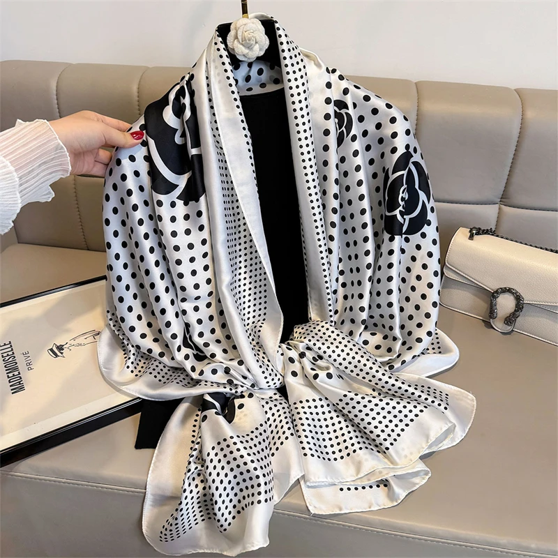 

Word Scarf for Women, Square Hijab, Foulard Break Shawls, Lady Wraps, Stoke, Muslim Banda, 2025