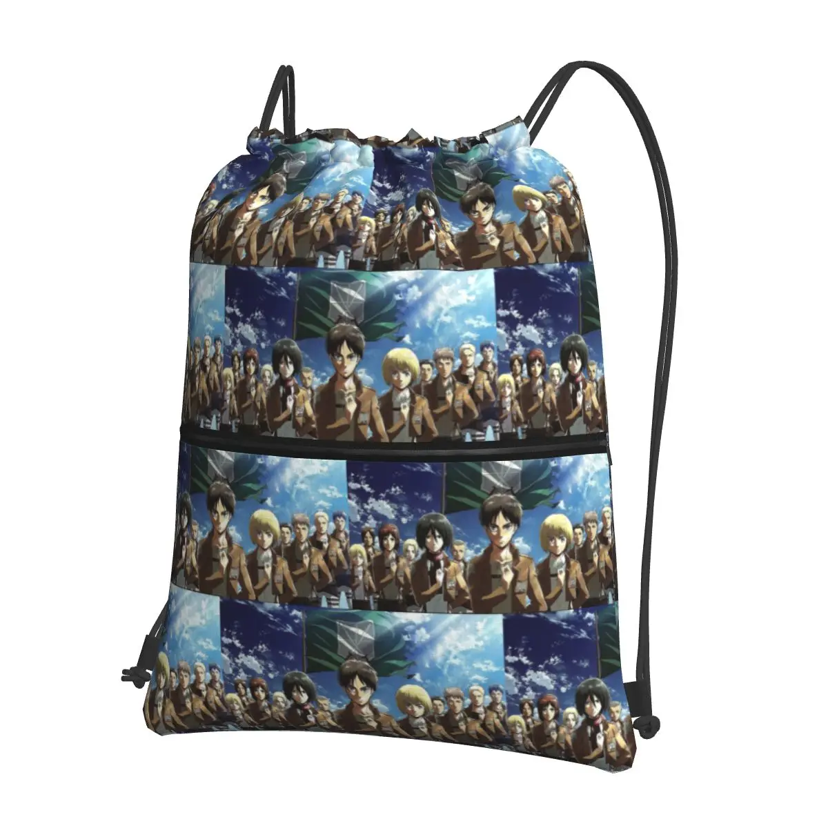 

Рюкзаки Attack On Titan Zeke Yeager, модные портативные сумки на шнурке, сумка для мелочей, сумки для книг для путешествий, школы