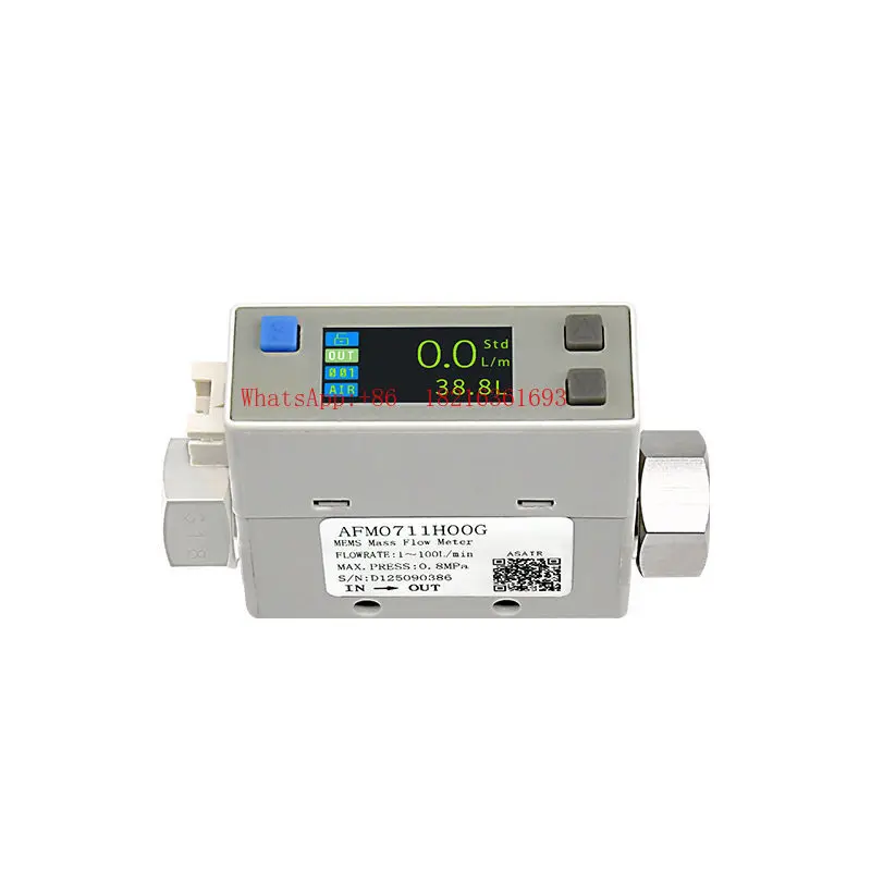 AFM07 Thread Flow Switch Compressed Air Thermal Gas Mass Flow Meter